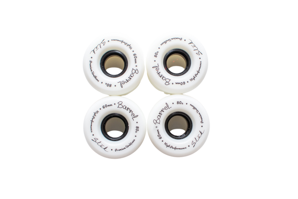 60MM 80A Barrel's (Set of 4) - White